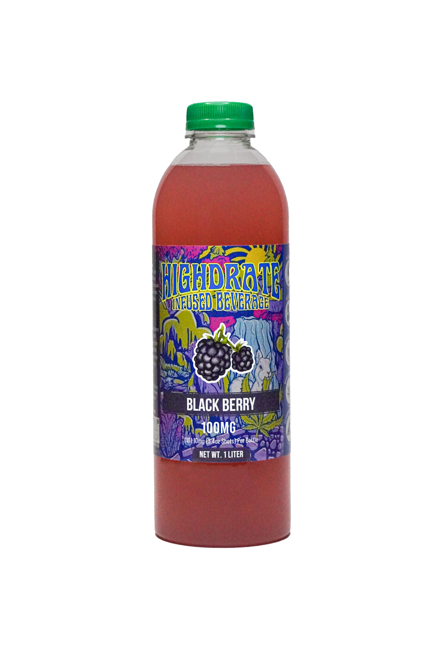 Hemp Infused 100mgs THC- Juice Liter
