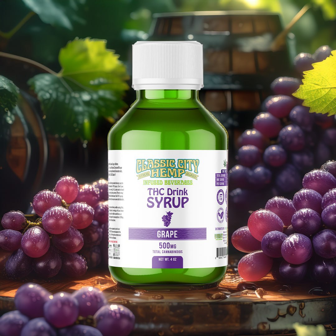 Classic City Hemp Infused THC 500 mg - Syrup
