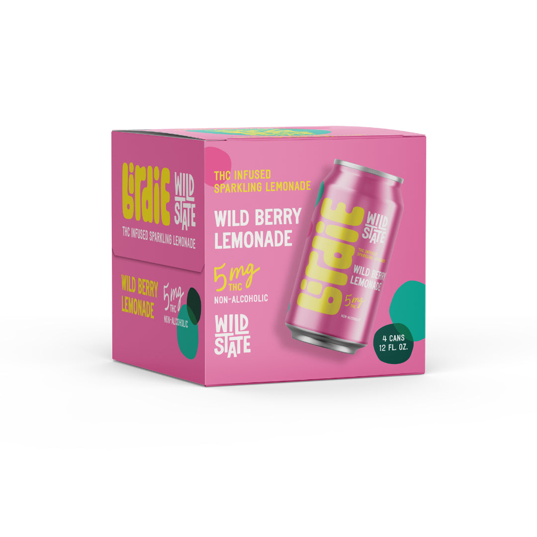 Wild State Birdie - Wild Berry Lemonade 4-Pack - 5mg THC