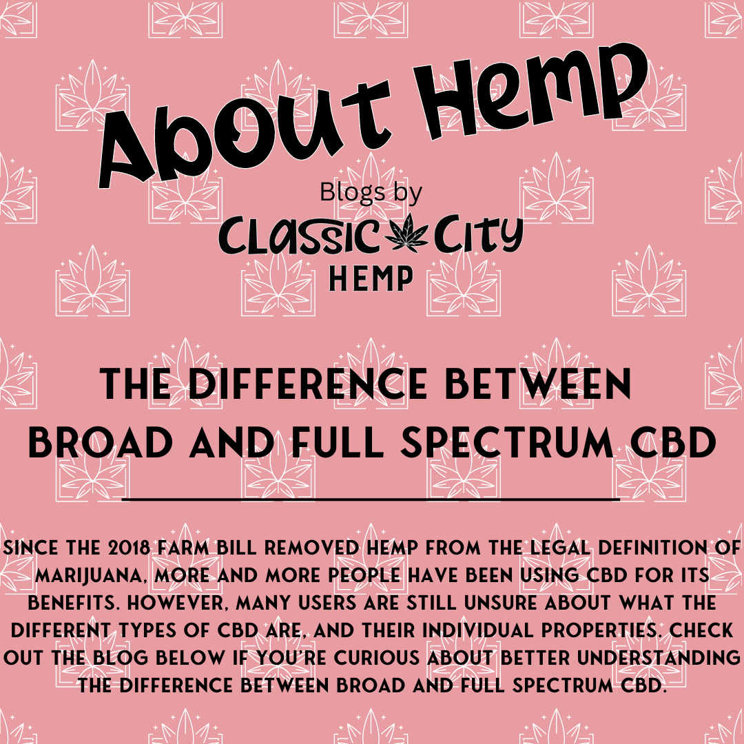 The Difference Between Broad and Full Spectrum CBD