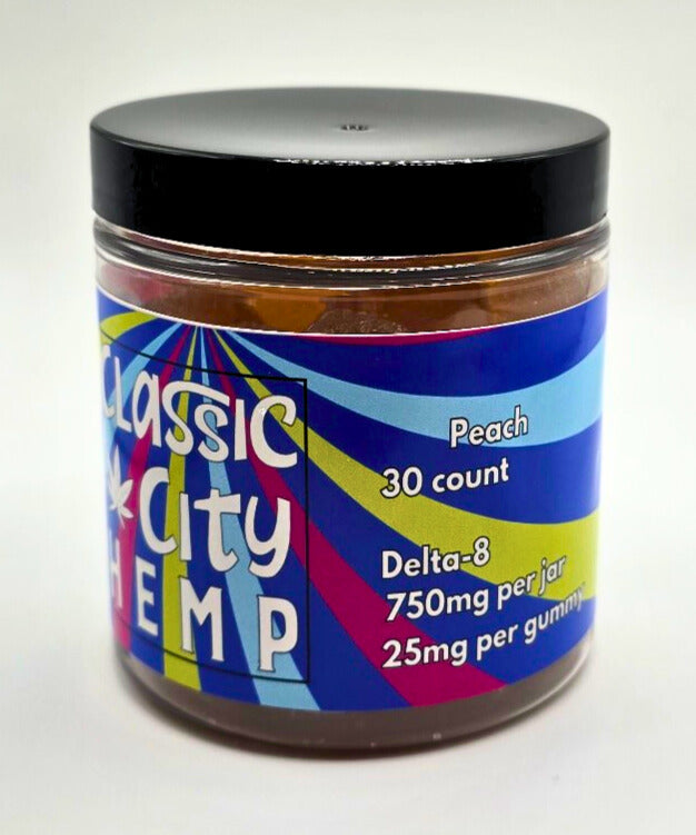Bundle! 4 30pk Classic City Hemp D8 25mg Gummies for $100