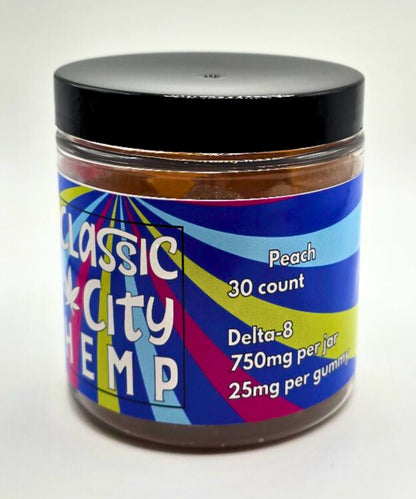 Bundle! 4 30pk Classic City Hemp D8 25mg Gummies for $100