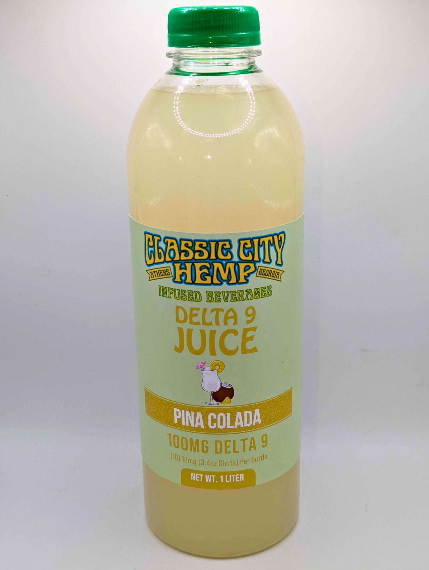 Hemp Infused 100mgs THC - Mocktail Liter