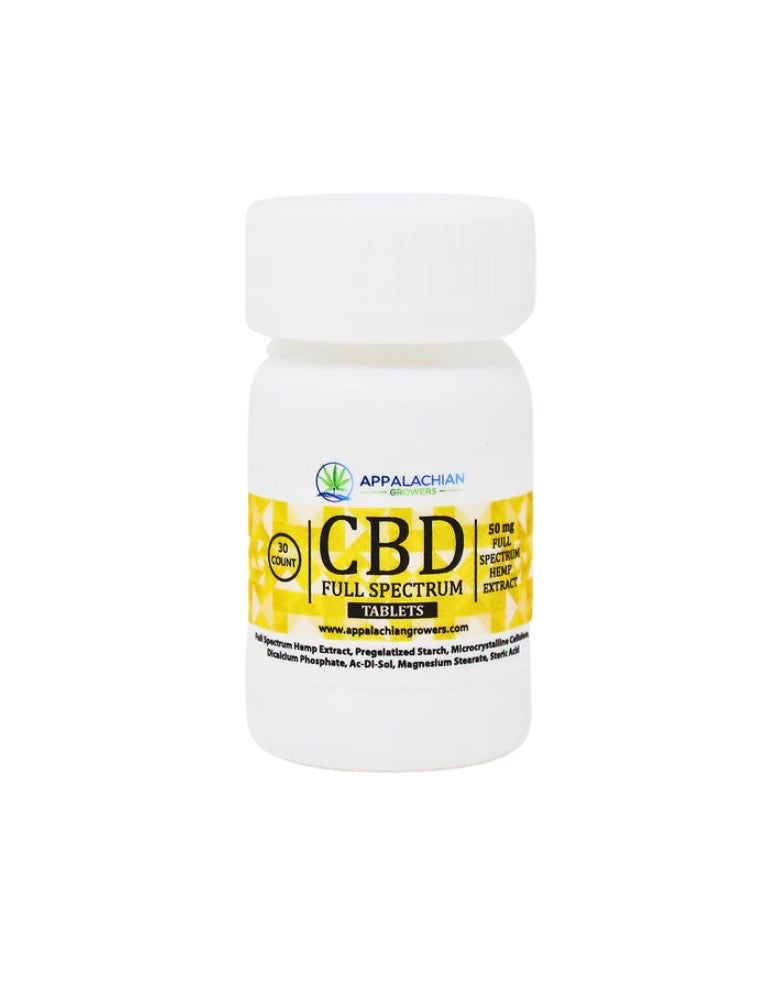 Appalachian Growers - CBD Full Spectrum Tablets