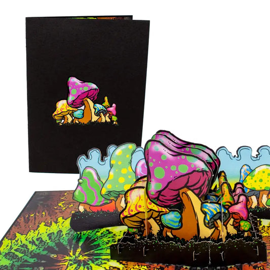 Trippin’ Funny 3D Pop-Up Psychedelic Trip Greeting Card